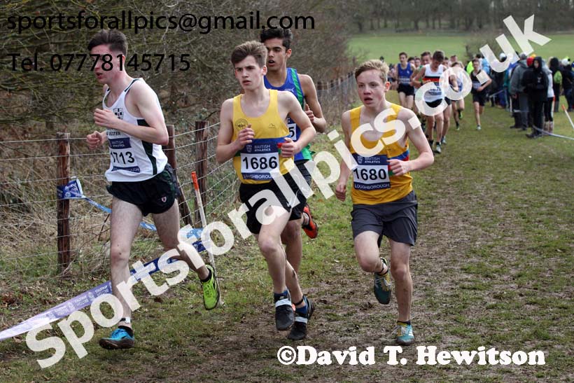 Boys under-15s 2019 British Athletics Inter Counties Cross Country, Prestwood Hall, Loughborough. Photo:  David T. Hewitson/Sports for All Pics